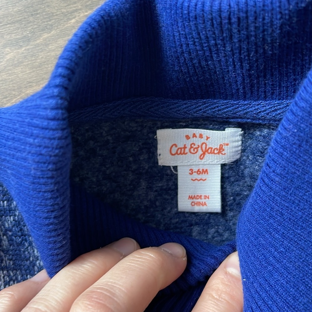 Baby Cat&Jack 3-6 Winter Romper - Picture 4 of 8